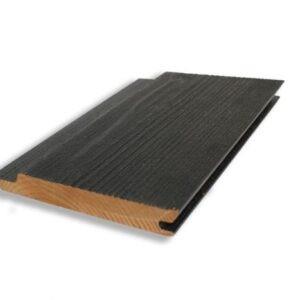 Thermowood Thermowood grenen Finno Black, tand&groef platband Essen, Houthandel Van Den Berg